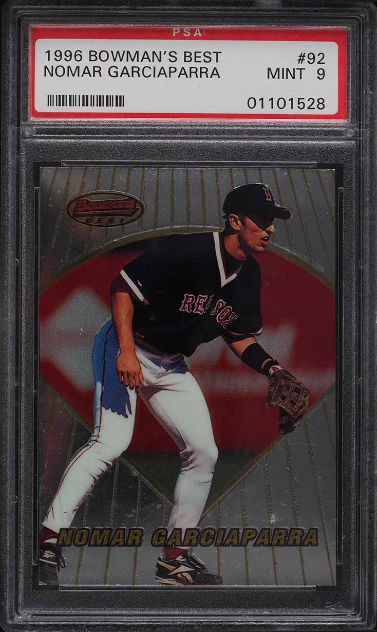 1996 Bowman's Best Nomar Garciaparra ROOKIE #92 PSA 9 MINT