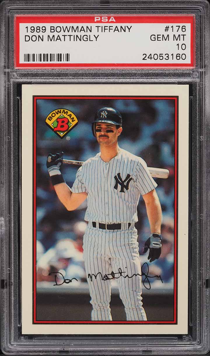 1989 Bowman Tiffany Don Mattingly #176 PSA 10 GEM MINT