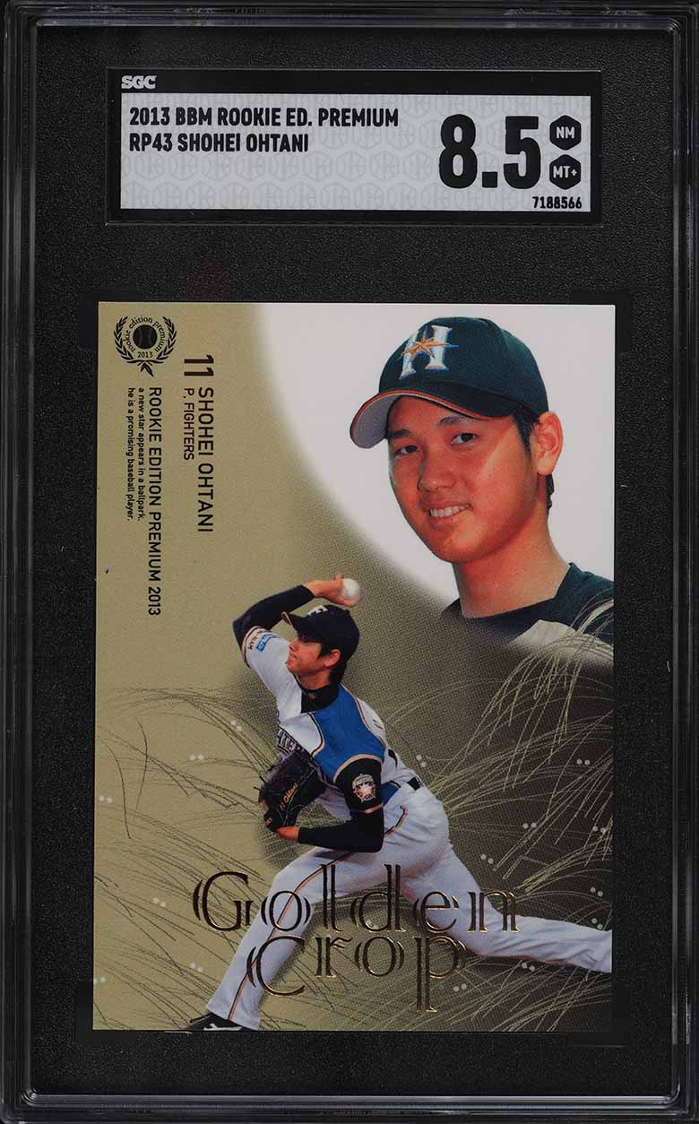 2013 Calbee All-Stars Shohei Ohtani ROOKIE #AS-22 PSA 9 MINT on