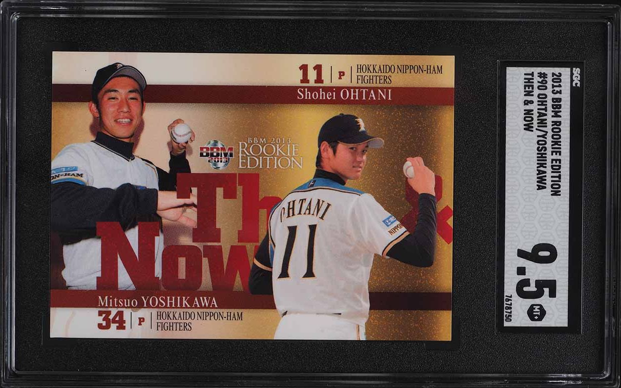 2013 BBM S.C.M. Promo Silver Foil Signature Shohei Ohtani ROOKIE