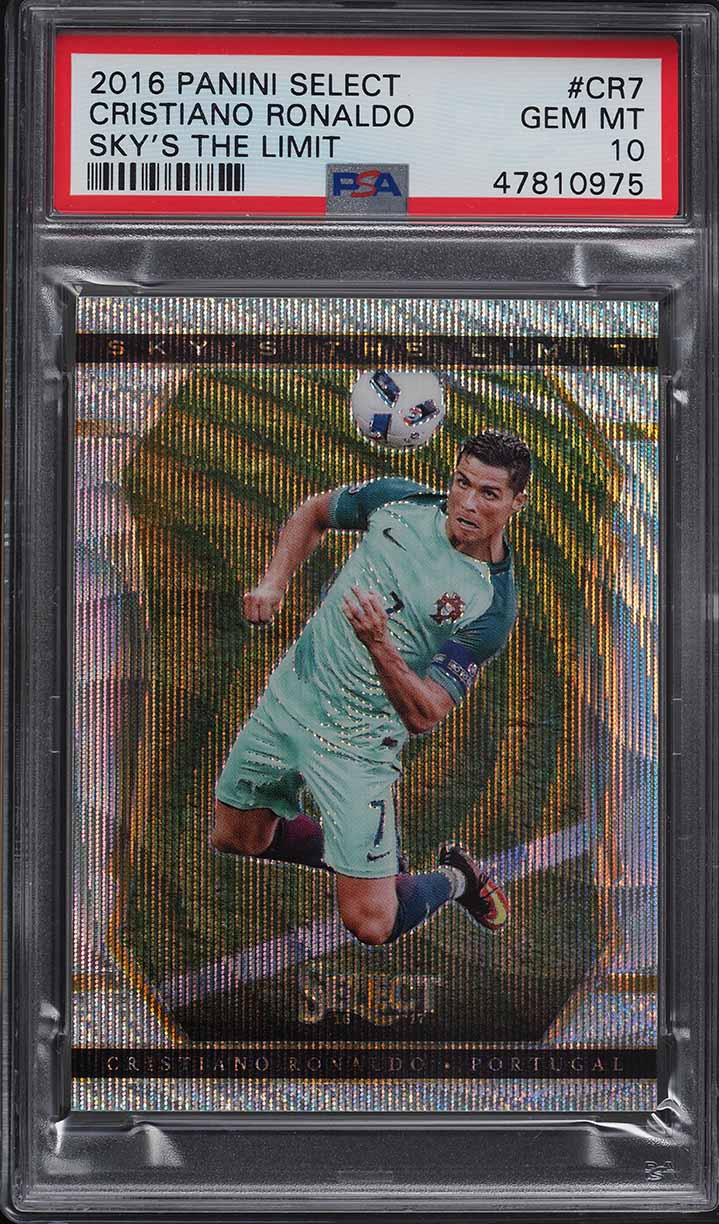 2016 Select Sky's The Limit Cristiano Ronaldo #CR7 PSA 10 2016 Select Sky's The Limit Cristiano Ronaldo #CR7 PSA 10