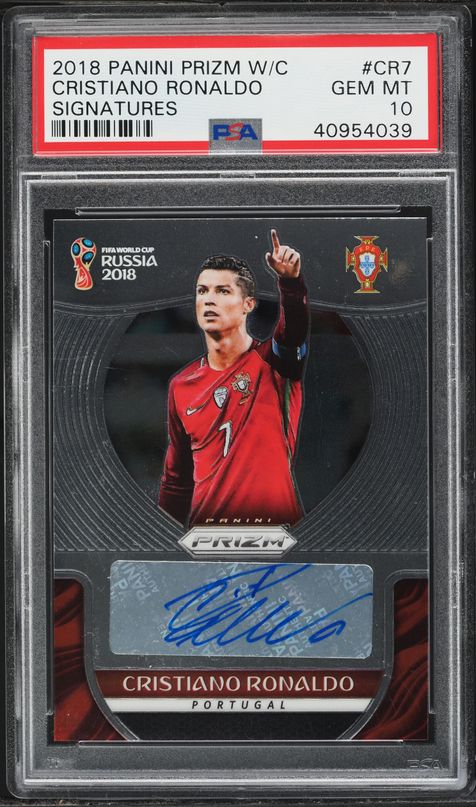 クリスティアーノ ロナウド Panini Prizm PSA 10 Cristiano Ronaldo #S-CR7 Prices | 2022 Panini Prizm World Cup