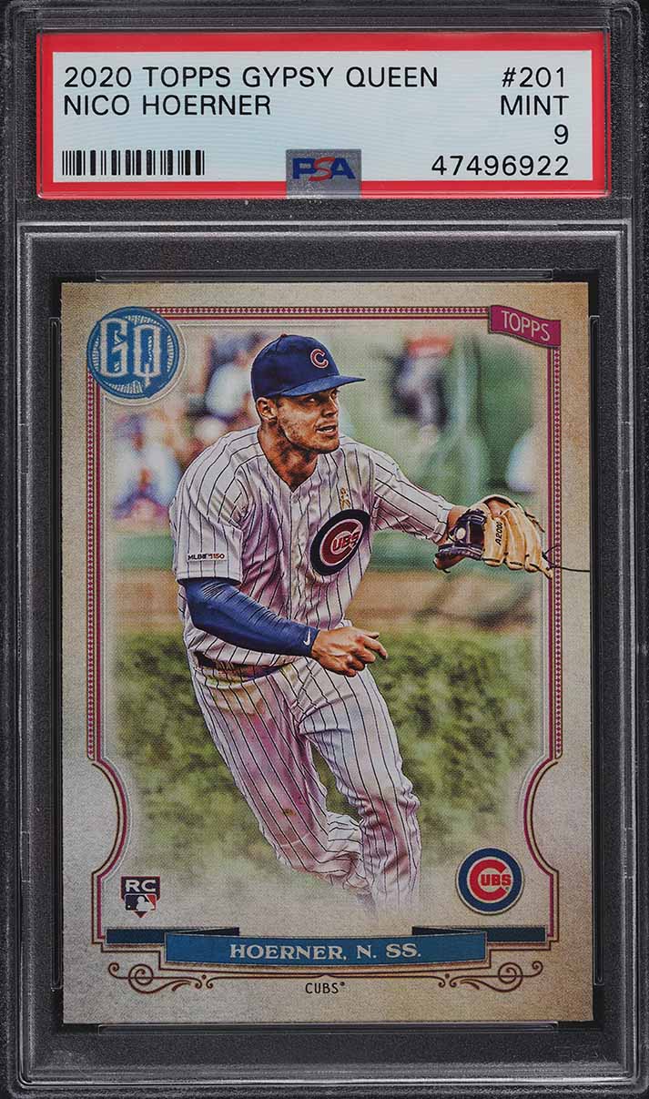 2020 Topps Gypsy Queen Nico Hoerner ROOKIE RC #201 PSA 9 MINT