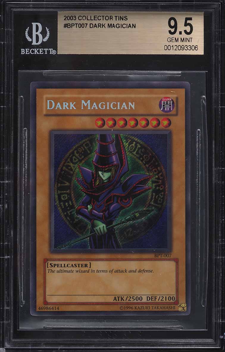 2003 Yu-Gi-Oh Collector Tins Dark Magician BPT-007 BGS 9.5 GEM MINT