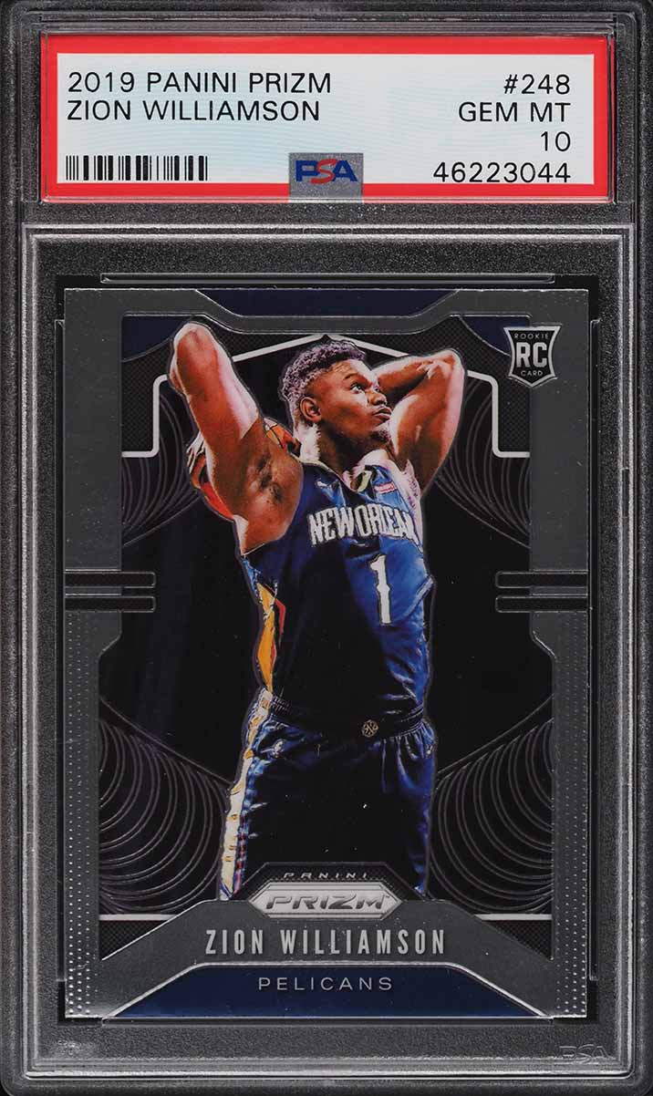 2019 Hoops Zion Williamson ROOKIE RC #258 PSA 10 GEM MINT on