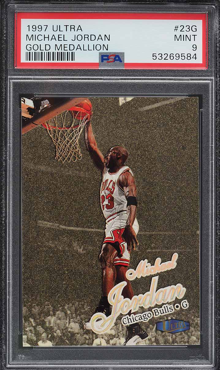 1997 Ultra Gold Medallion Michael Jordan #23G PSA 9 MINT