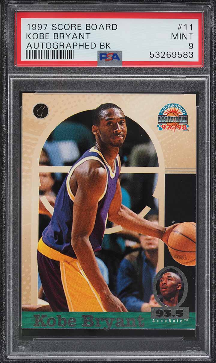 kobe bryant autographed basketball