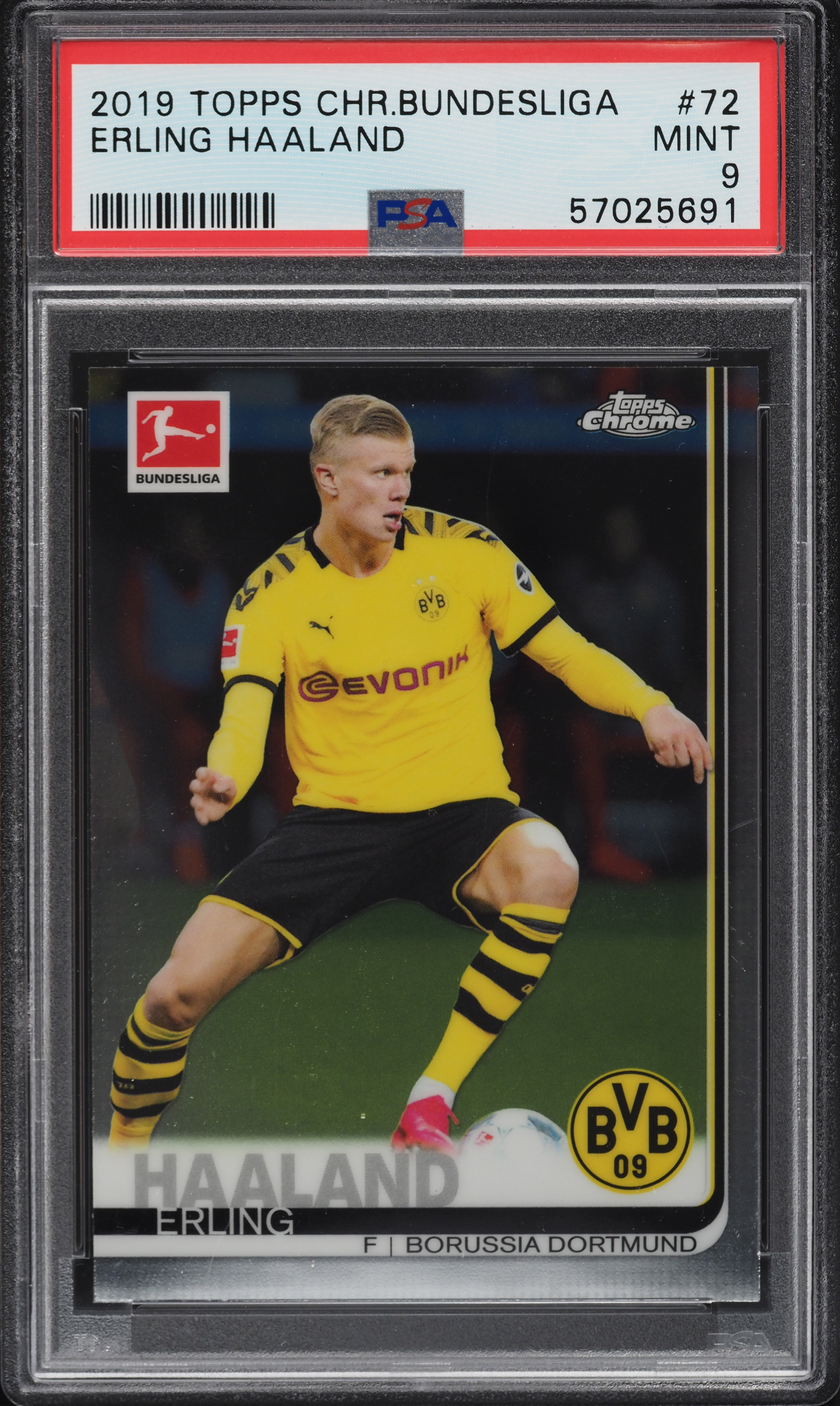 その他 haaland psa9 2019 Topps Chrome Bundesliga Erling Haaland ROOKIE #72 PSA 9 MINT