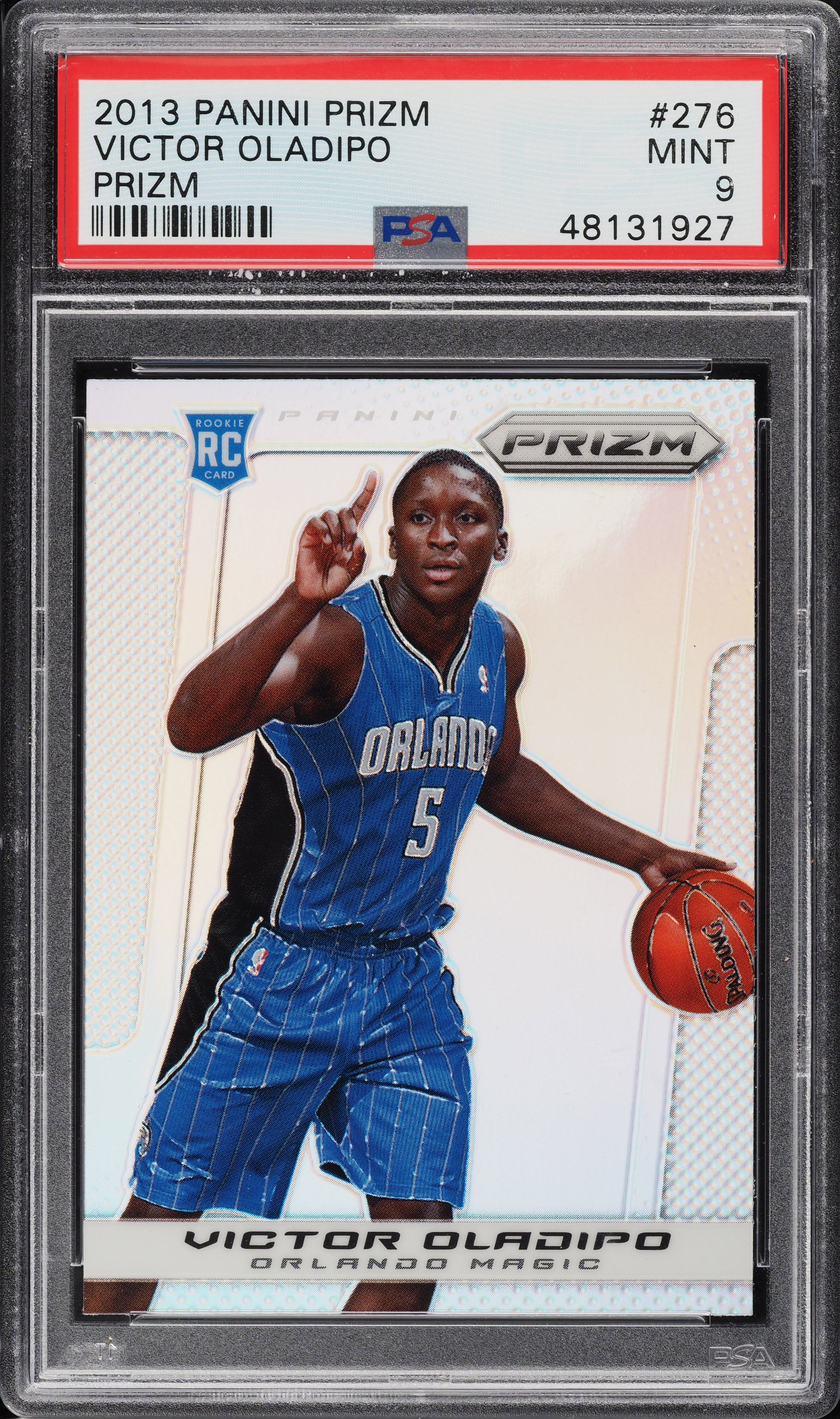 2013 Panini Prizm Silver Prizms Victor Oladipo ROOKIE #276 PSA 9