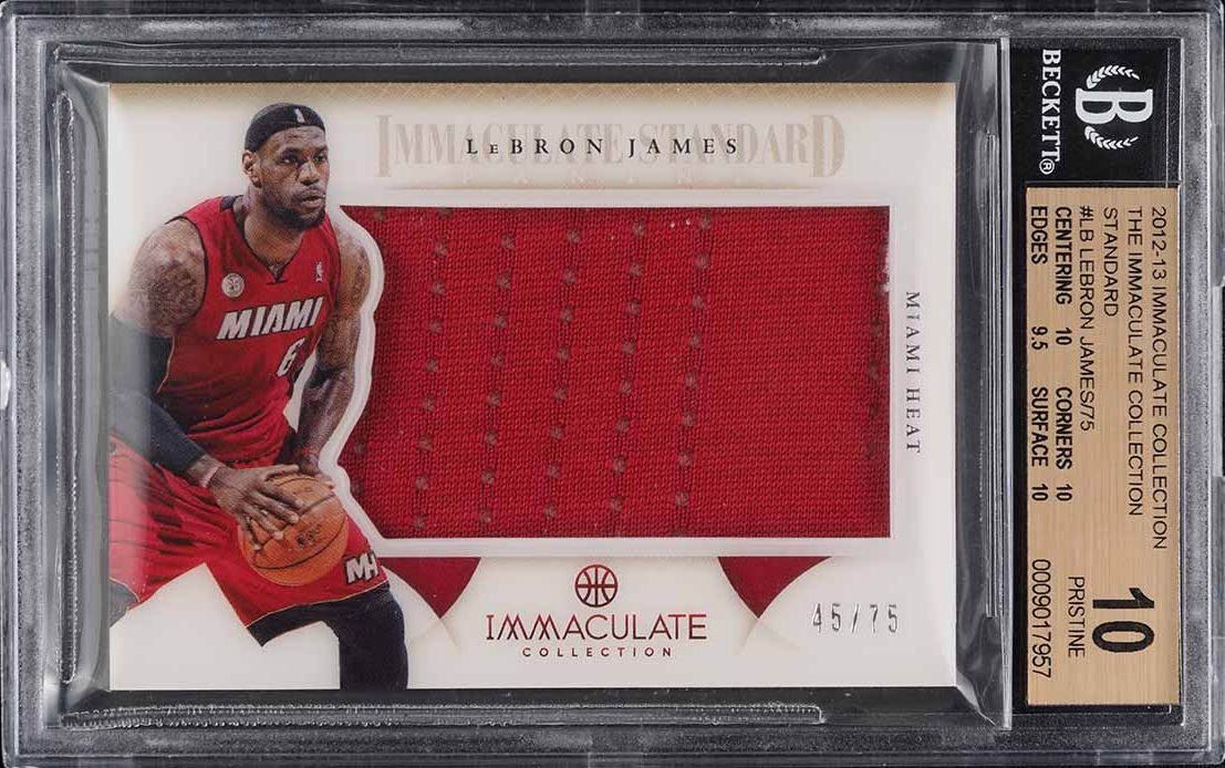 2012 Panini Prizm LeBron James #1 BGS 9 MINT on Fanatics Collect