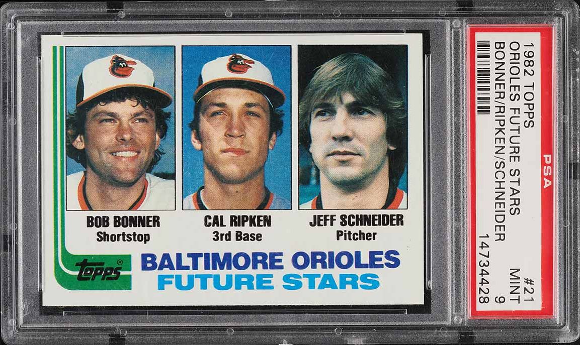 1982 Topps Cal Ripken Jr. ROOKIE #21 PSA 9 MINT