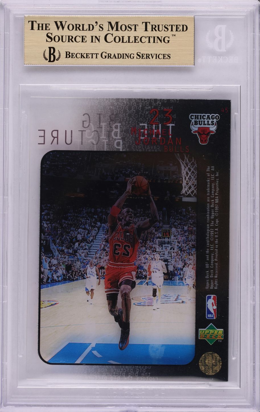 1997 UD3 Basketball Michael Jordan #45 BGS 9.5 GEM MINT