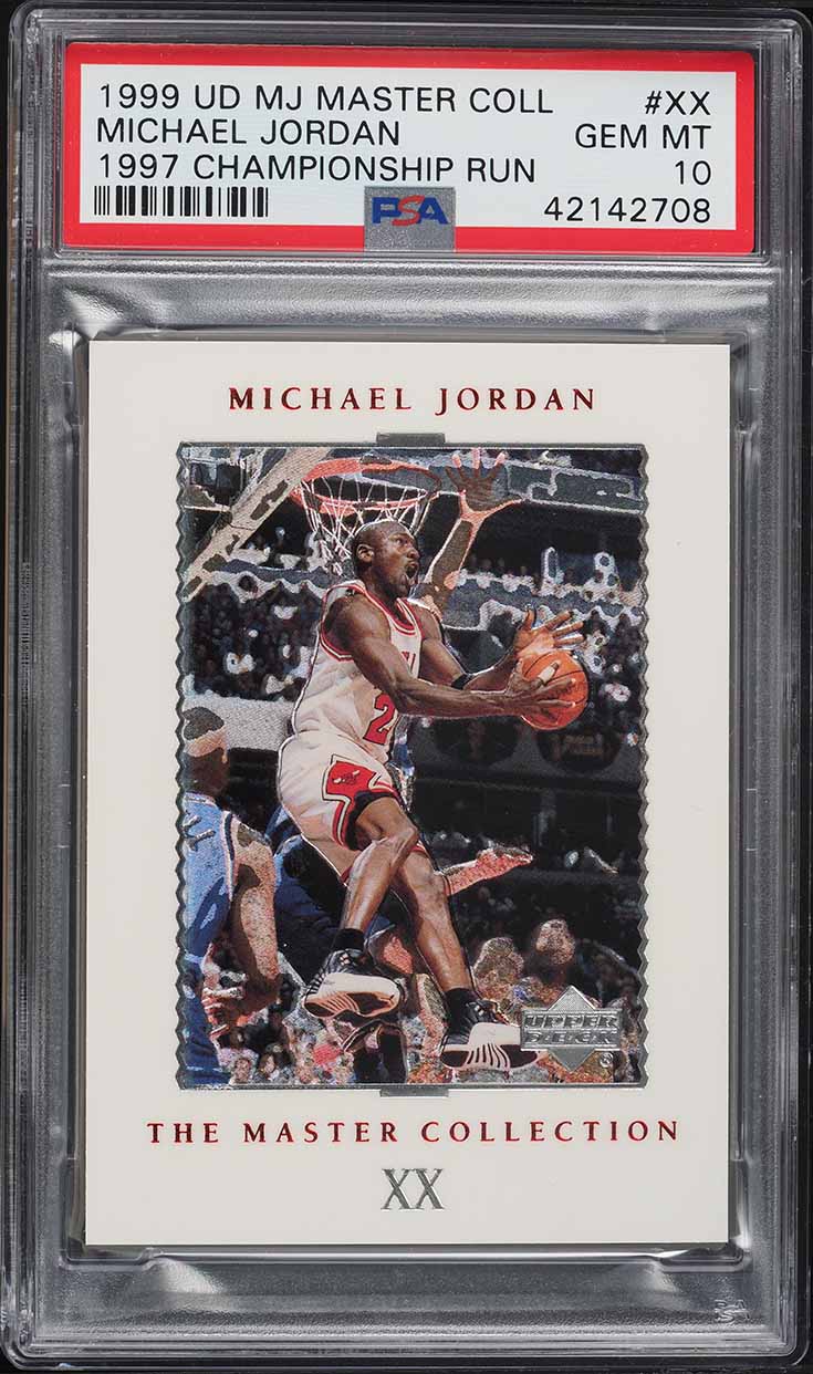 1999 Upper Deck MJ Master Collection '97 Championship Run Michael Jordan PSA 10