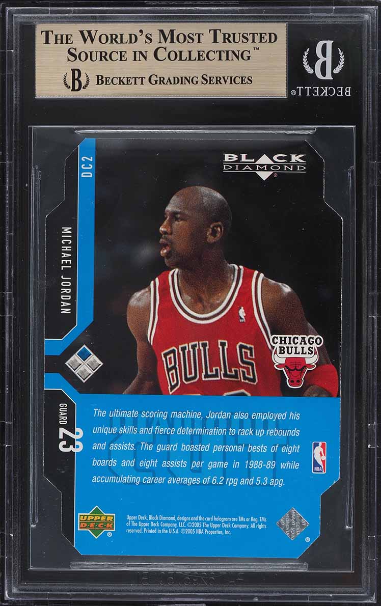 2004 Black Diamond Single Die-Cut Michael Jordan #DC2 BGS 9.5 GEM