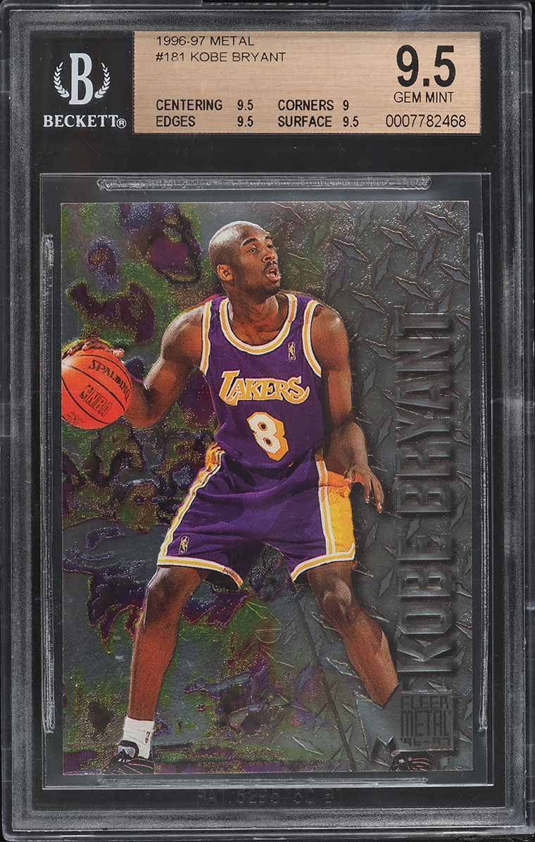 1996 Topps Draft Redemption Kobe Bryant ROOKIE #DP13 PSA 8 NM-MT