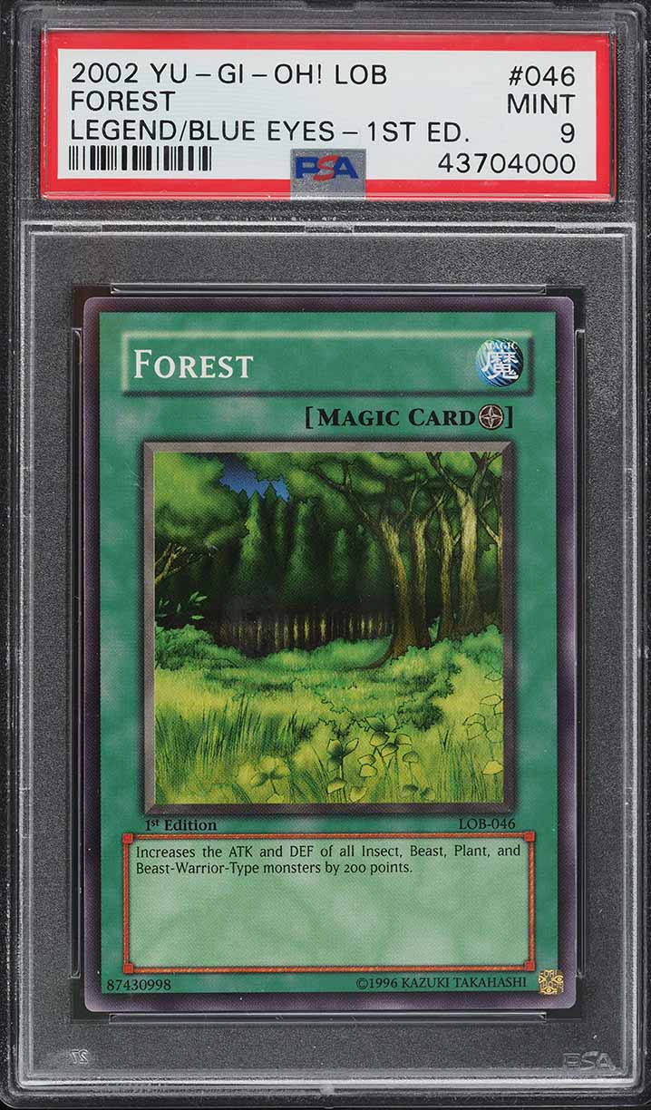 1993 Magic The Gathering MTG Unlimited Forest PSA 10 GEM MINT on