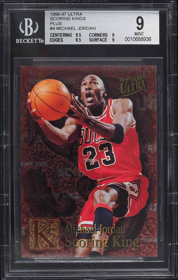 1996 Ultra Scoring Kings Plus Michael Jordan #4 BGS 9 MINT