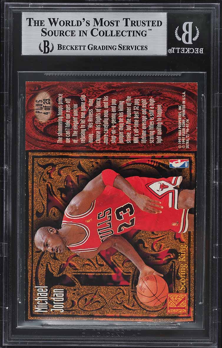 1996 Ultra Scoring Kings Plus Michael Jordan #4 BGS 9 MINT