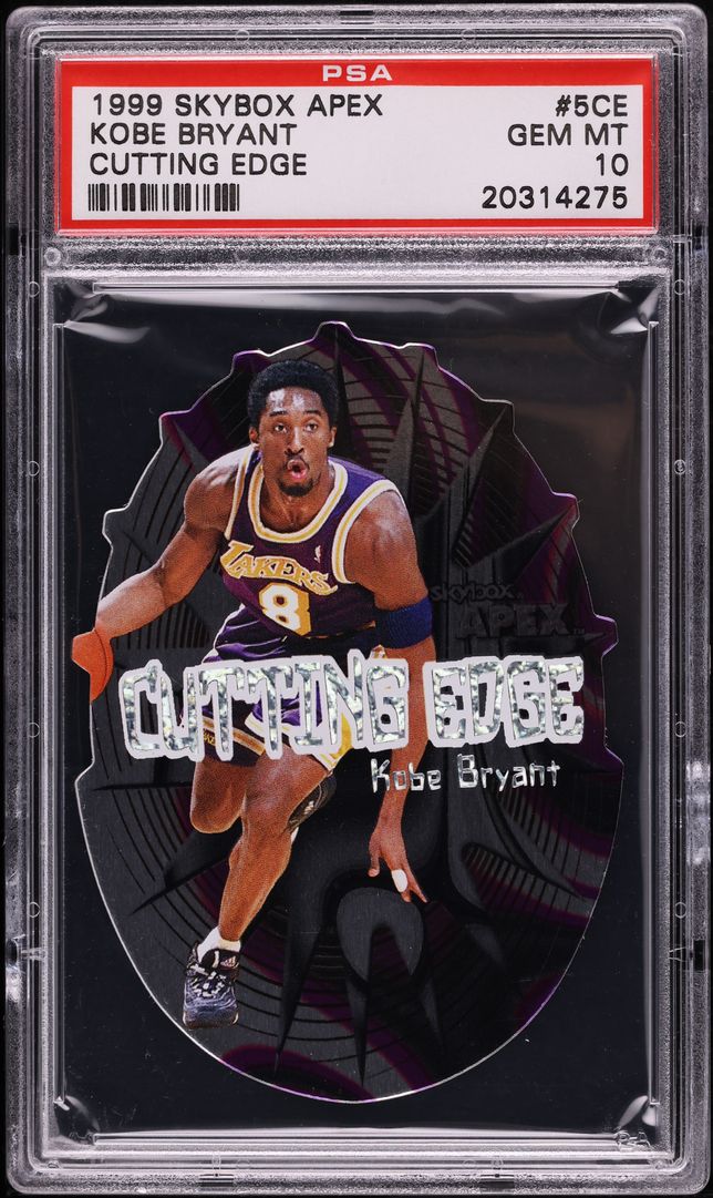 1999 Skybox Apex Cutting Edge Die-Cut Kobe Bryant #5CE PSA 10 GEM MINT