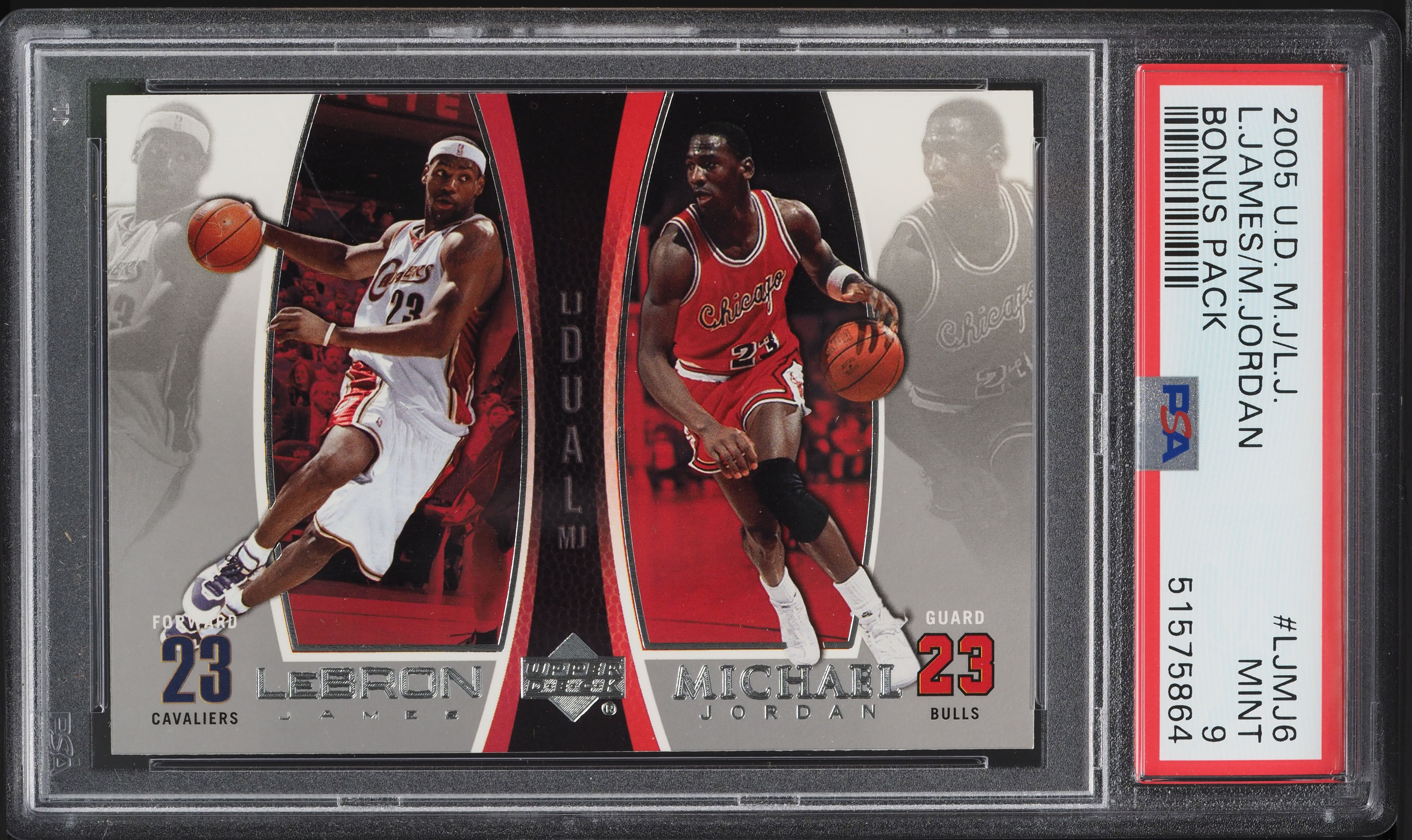 2005 Upper Deck MJ LJ Bonus Pack LeBron James Michael Jordan