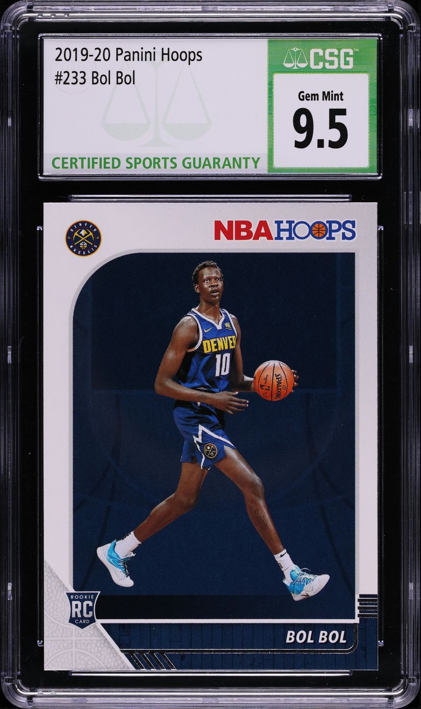 2019 Hoops Bol Bol ROOKIE #233 CSG 9.5 GEM MINT