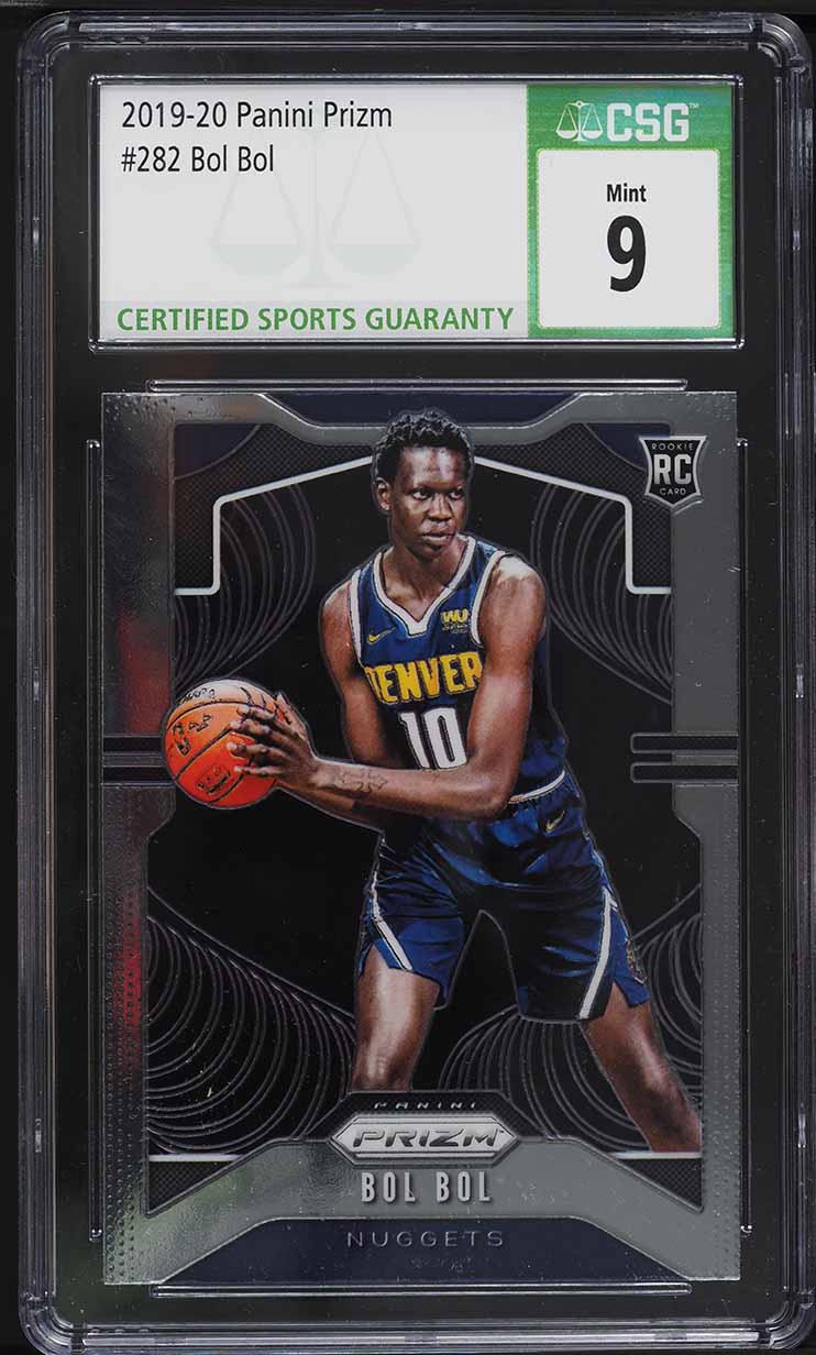 2019 Panini Prizm Bol Bol ROOKIE #282 CSG 9 MINT