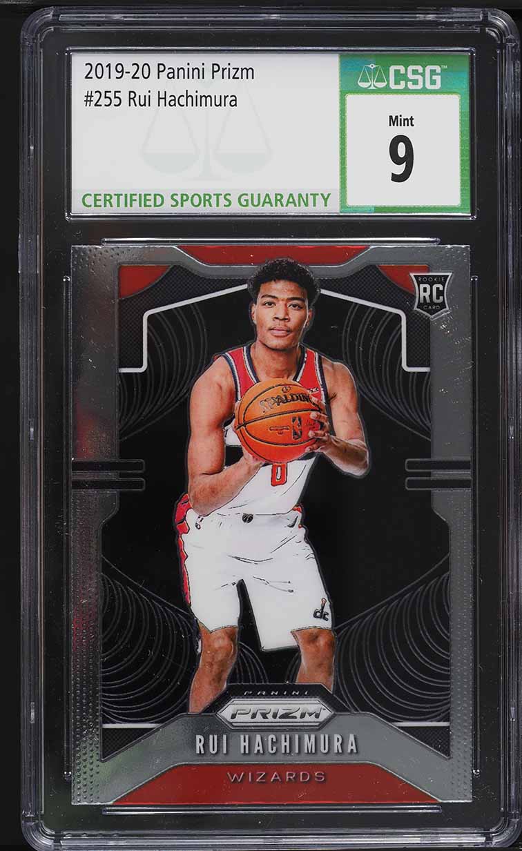 2019 Panini Prizm Rui Hachimura ROOKIE #255 CSG 9 MINT