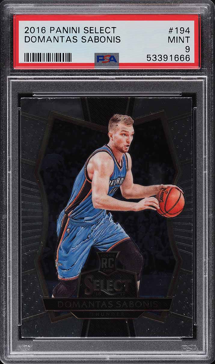 2016 Select Basketball Domantas Sabonis ROOKIE #194 PSA 9 MINT