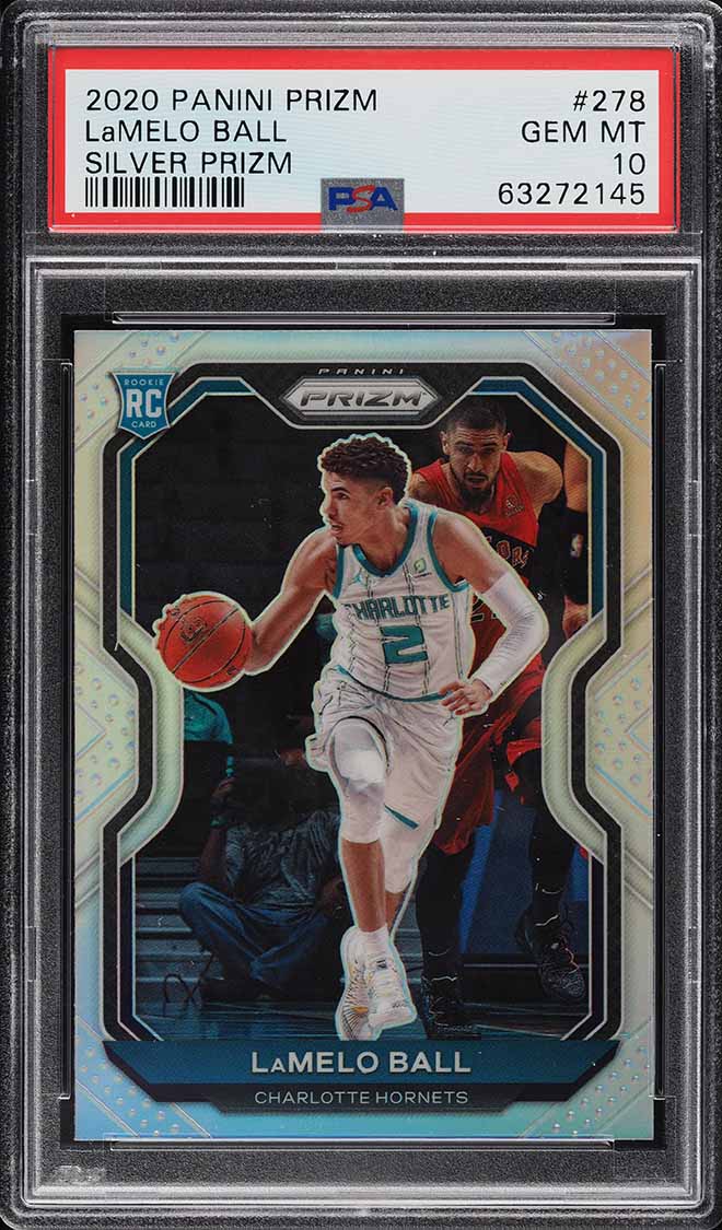 2020 Panini Prizm Silver LaMelo Ball ROOKIE RC #278 PSA 10 GEM MINT
