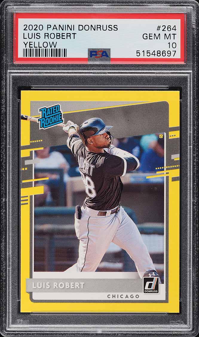 2020 Topps Chrome Luis Robert ROOKIE #60 PSA 10 GEM MINT on