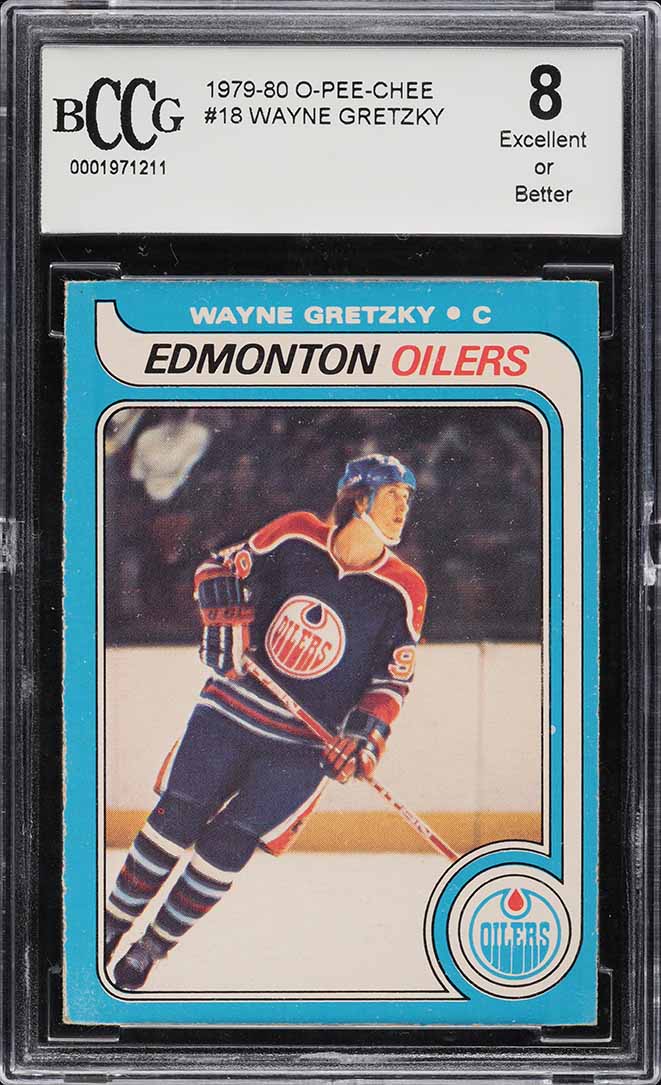 1979 O-Pee-Chee Hockey Wayne Gretzky ROOKIE #18 BCCG 8