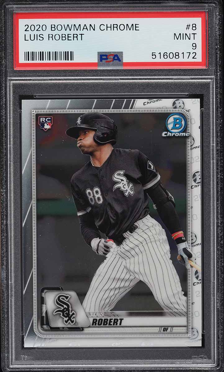 2020 Bowman Chrome Luis Robert ROOKIE #8 PSA 9 MINT on Fanatics