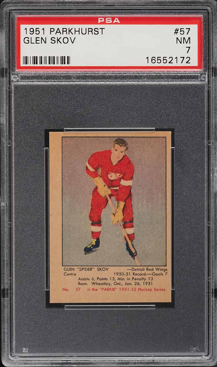 1951 Parkhurst Glen Skov #57 PSA 7 NRMT