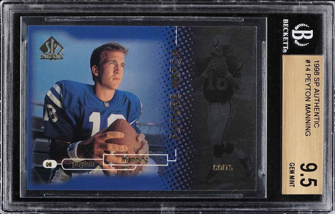 1998 Ultra Masterpiece Peyton Manning ROOKIE 1/1 #416 BGS 9 MINT