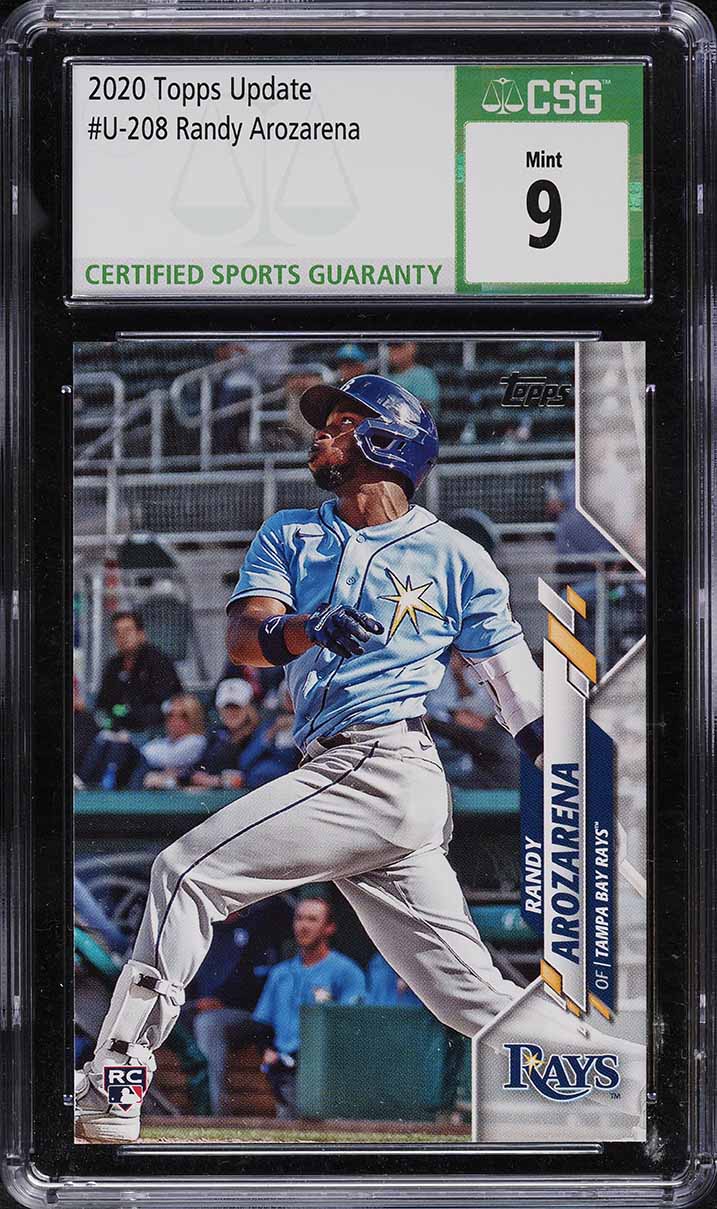 2020 Topps Update Randy Arozarena ROOKIE #U-208 CSG 9 MINT