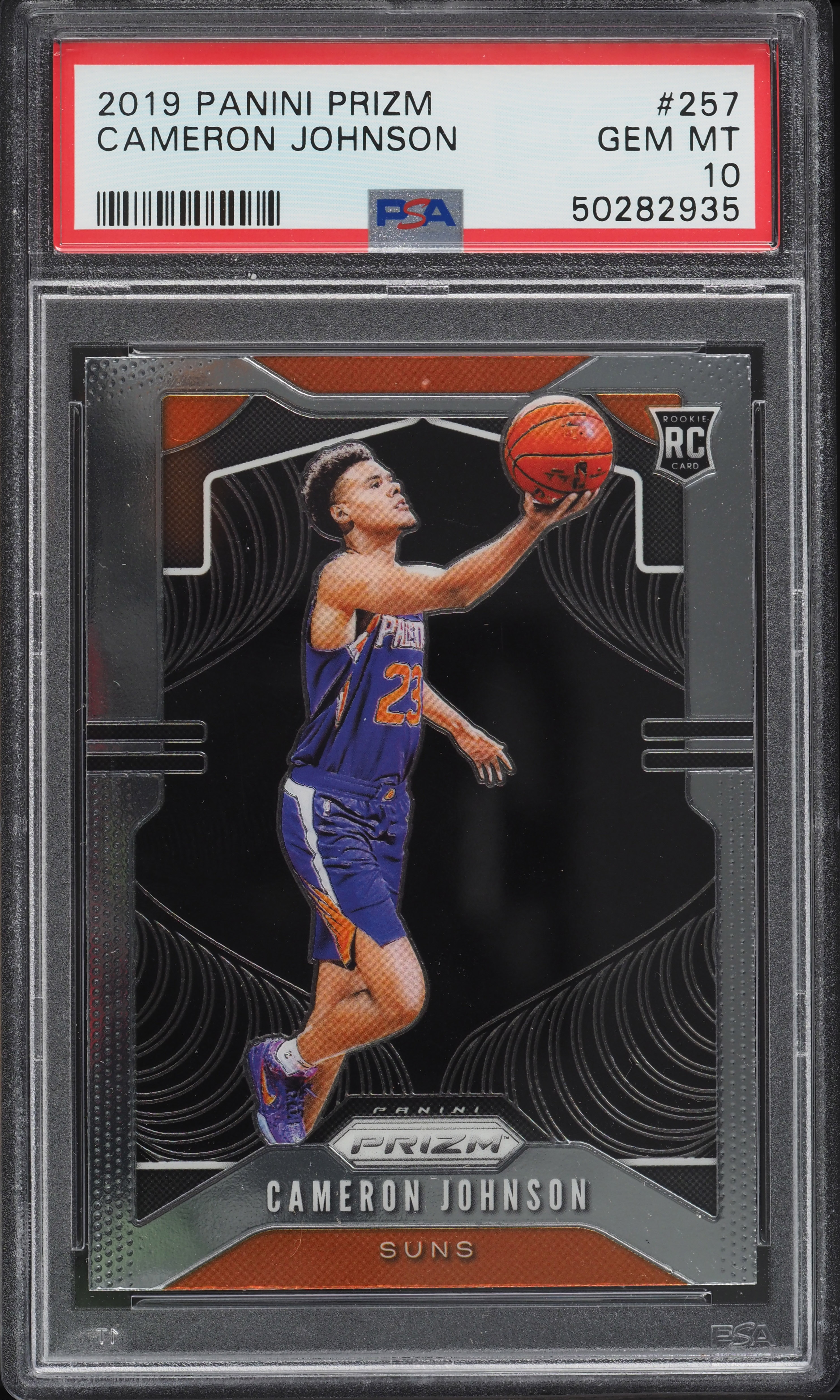 2019 Panini Prizm Cameron Johnson ROOKIE RC #257 PSA 10 GEM MINT