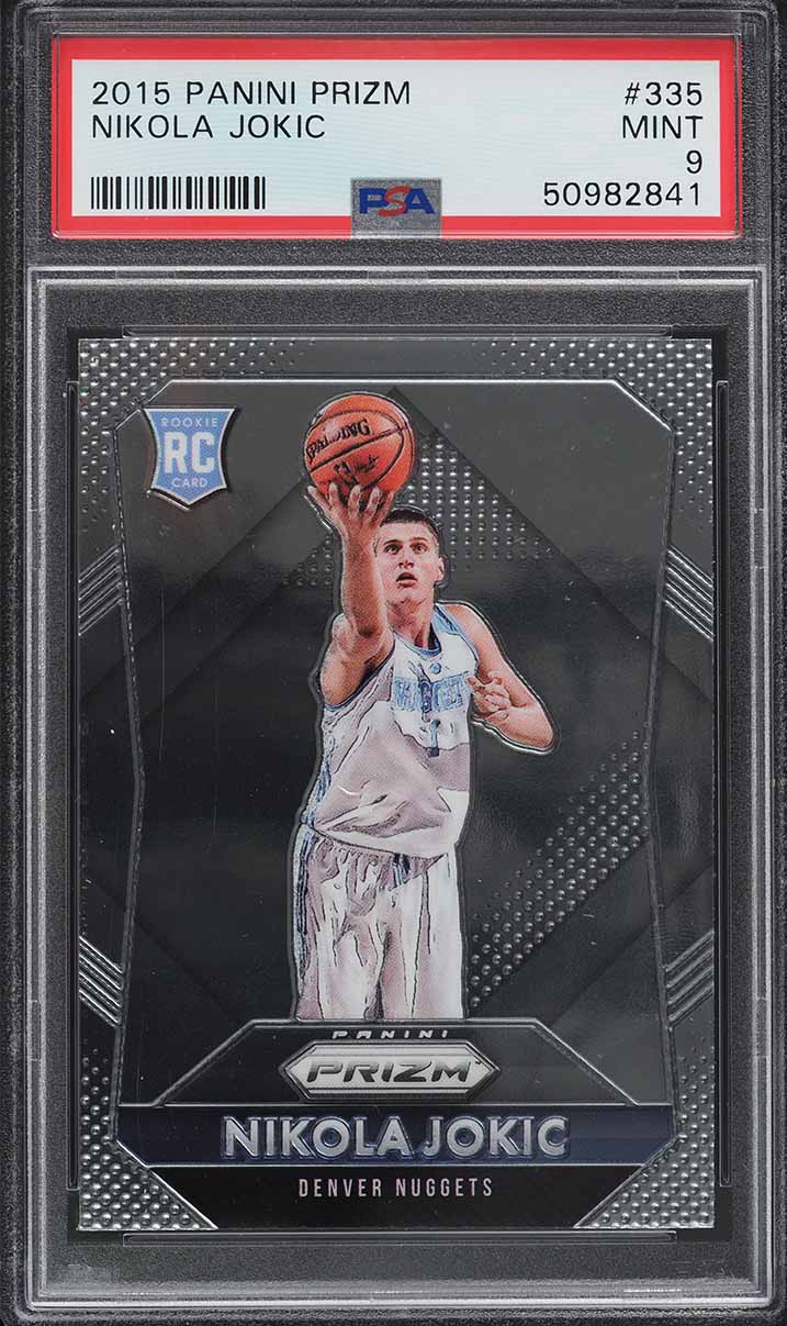 2015 Panini Prizm Nikola Jokic ROOKIE RC #335 PSA 9 MINT