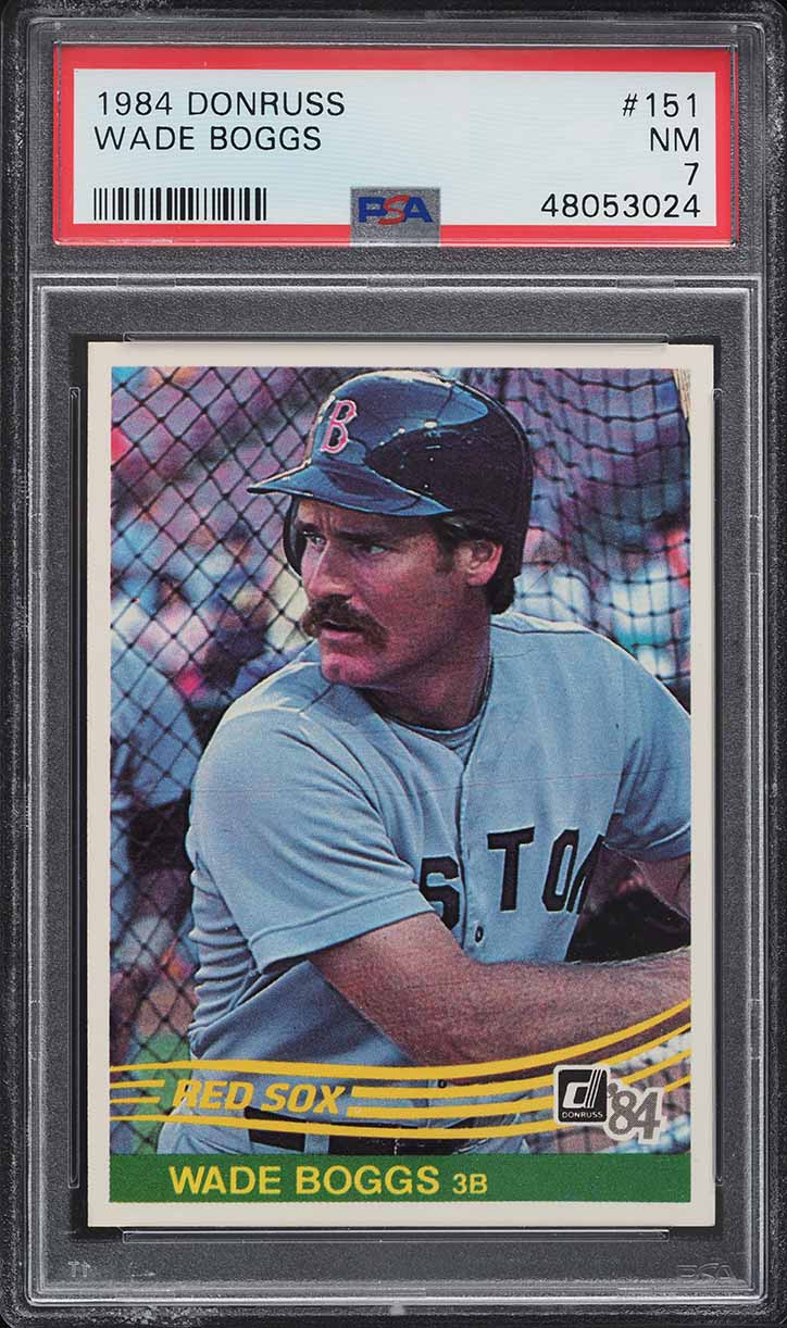 1984 Donruss Wade Boggs #151 PSA 7 NRMT