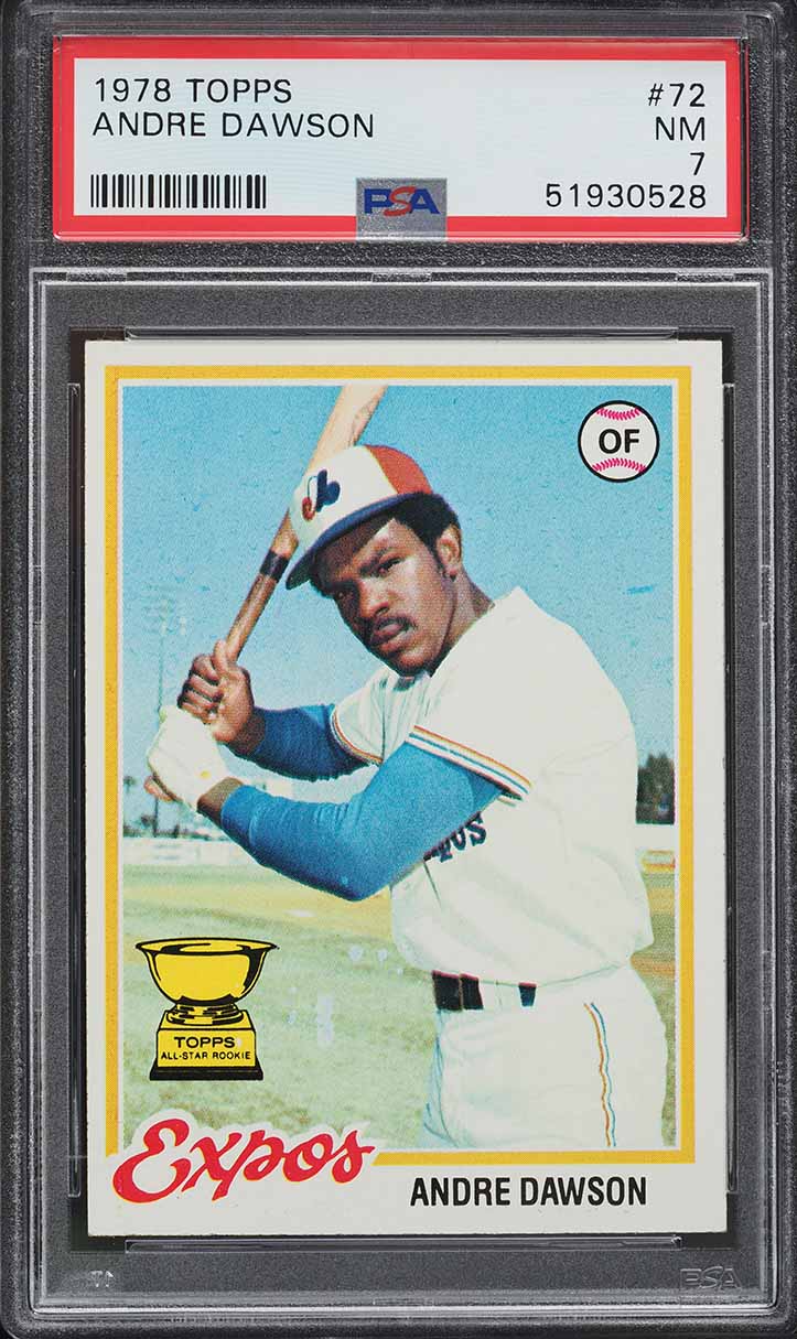 1978 Topps Andre Dawson #72 PSA 7 NRMT