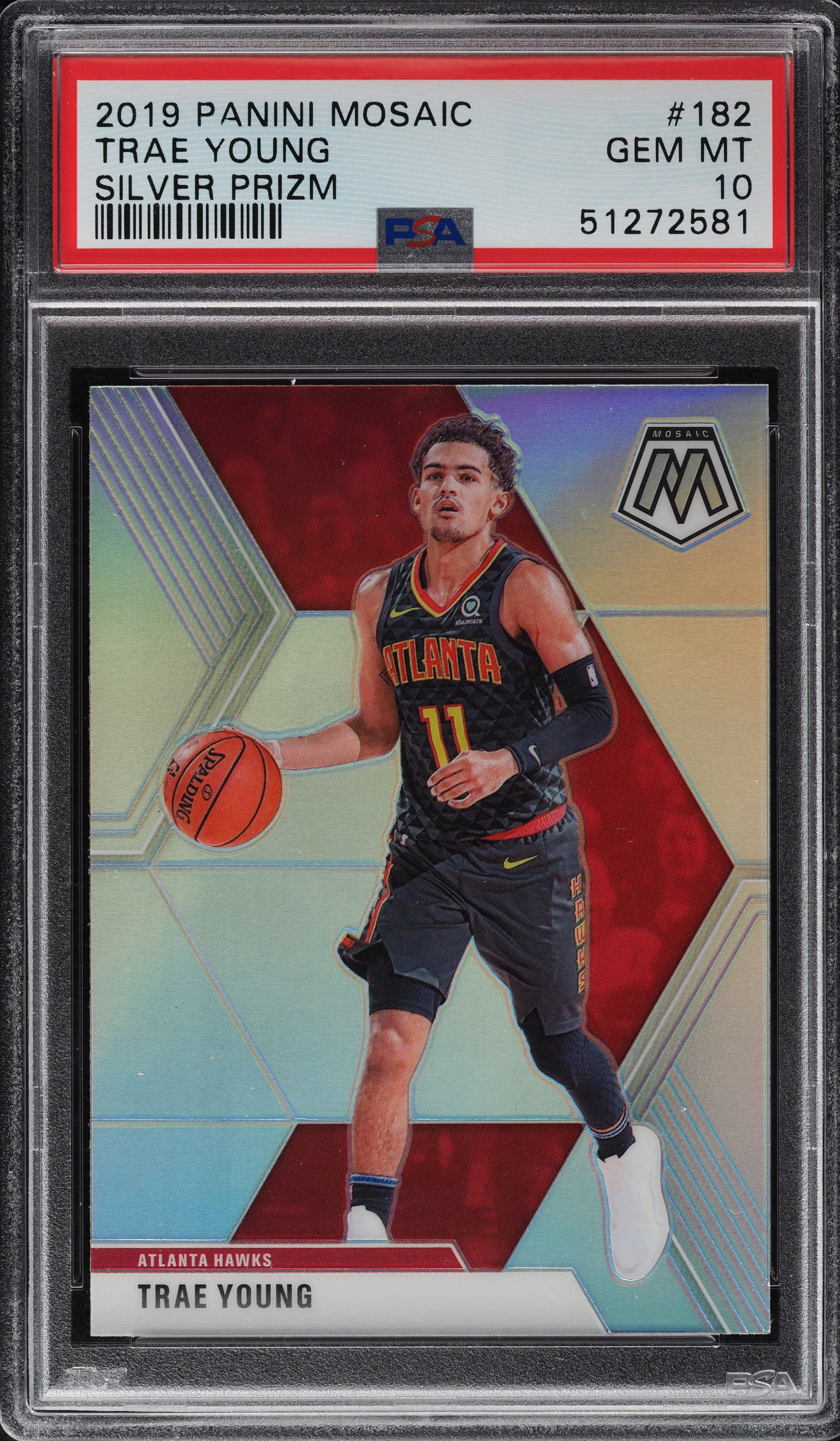 2019 Optic Prizm NBA Trey Young PSA 10 2019 Panini Prizm PSA