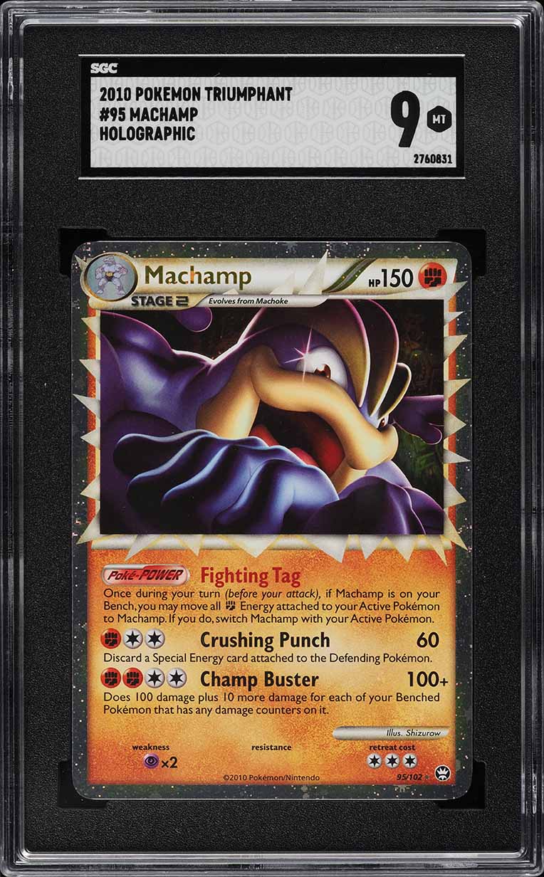 holographic machamp pokemon card value Machamp BREAK Korean CP6 60/100 RR Gold Pokémon Card – Japan Youkoso