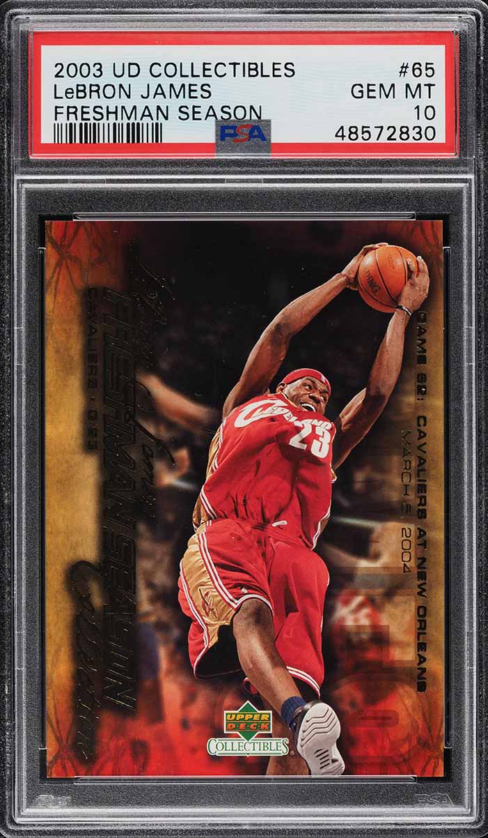 2003 Bazooka Basketball LeBron James ROOKIE #276 PSA 10 GEM MINT