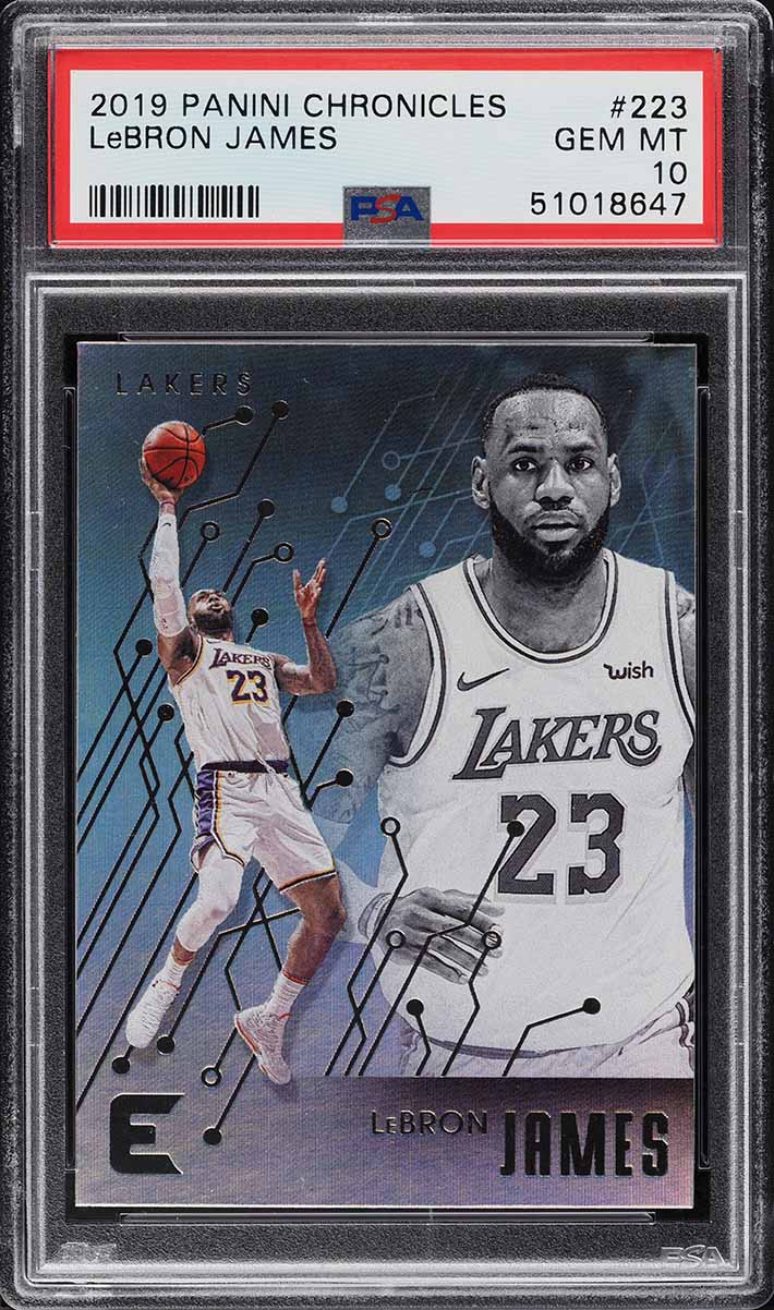 2019 Panini Chronicles Essentials LeBron James #223 PSA 10 GEM MINT
