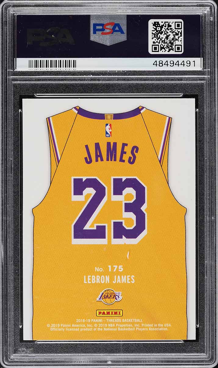 2018 Panini Threads Dazzle LeBron James #175 PSA 10 GEM MINT