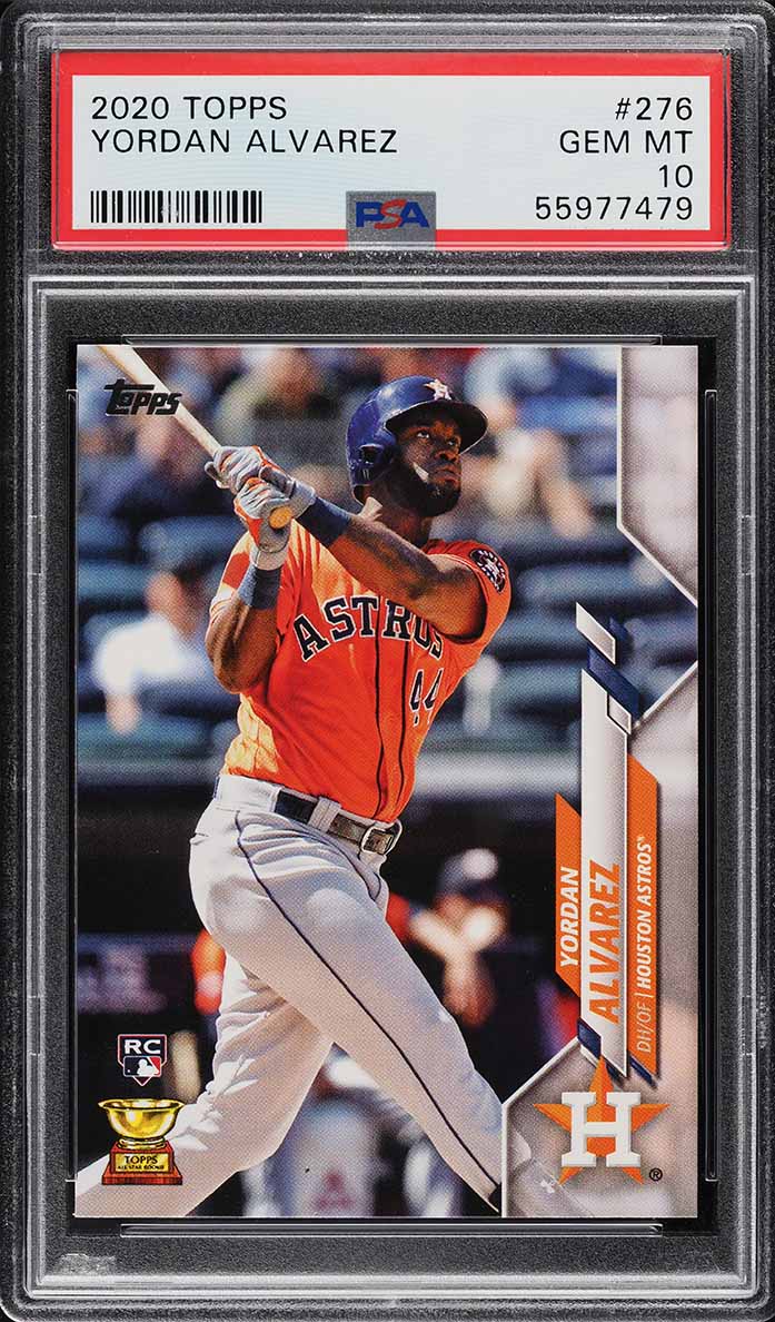 2020 Topps Yordan Alvarez ROOKIE #276 PSA 10 GEM MINT
