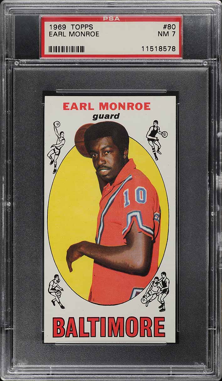 Earl Monroe 1969 Topps #80 Base Price Guide - Sports Card Investor