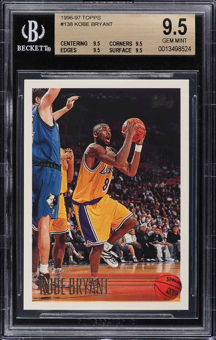 1996 Topps Kobe Bryant Base #138 BGS 9.5 | Card Ladder