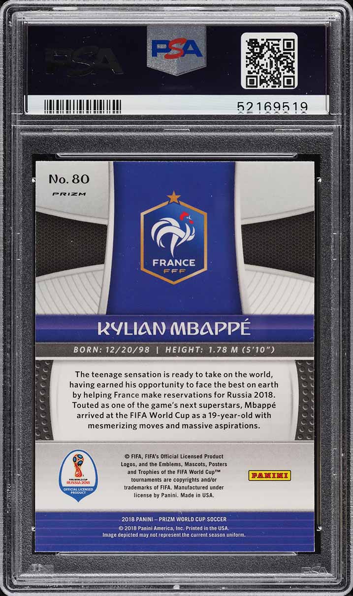 その他 mbappe psa10 2018 Panini Prizm World Cup New Era #NE-9 Kylian Mbappe PSA 10 | eBay