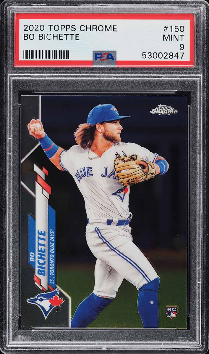 2020 Topps Chrome Bo Bichette ROOKIE #150 PSA 9 MINT