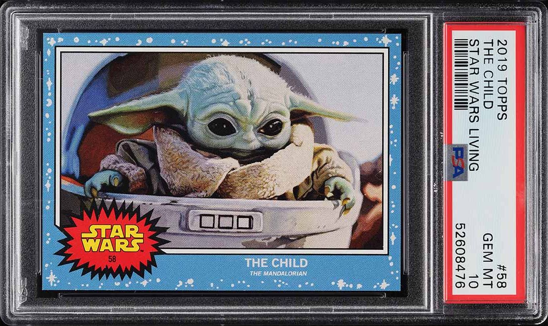 2019 Topps Star Wars Living The Child #58 PSA 10 GEM MINT